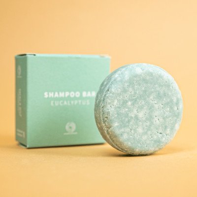 Shampoobar shampoo bar eucalyptus met verpakking