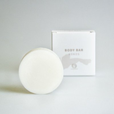 Shampoobars body bar kokos met verpakking